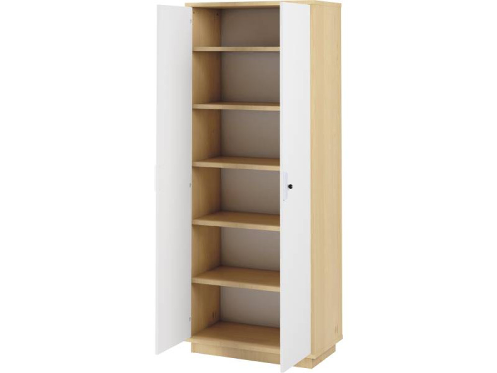 Tall cabinet with birch doors. Exclusive