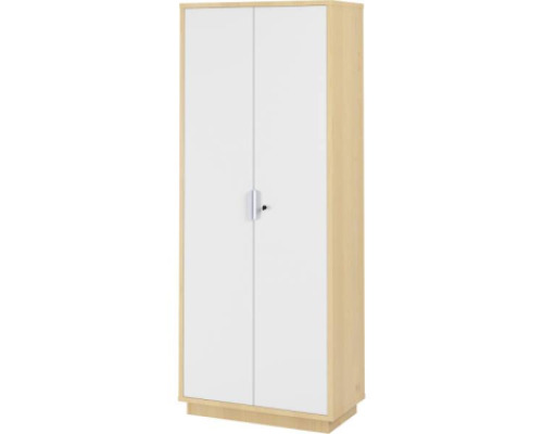 Tall cabinet with birch doors. Exclusive