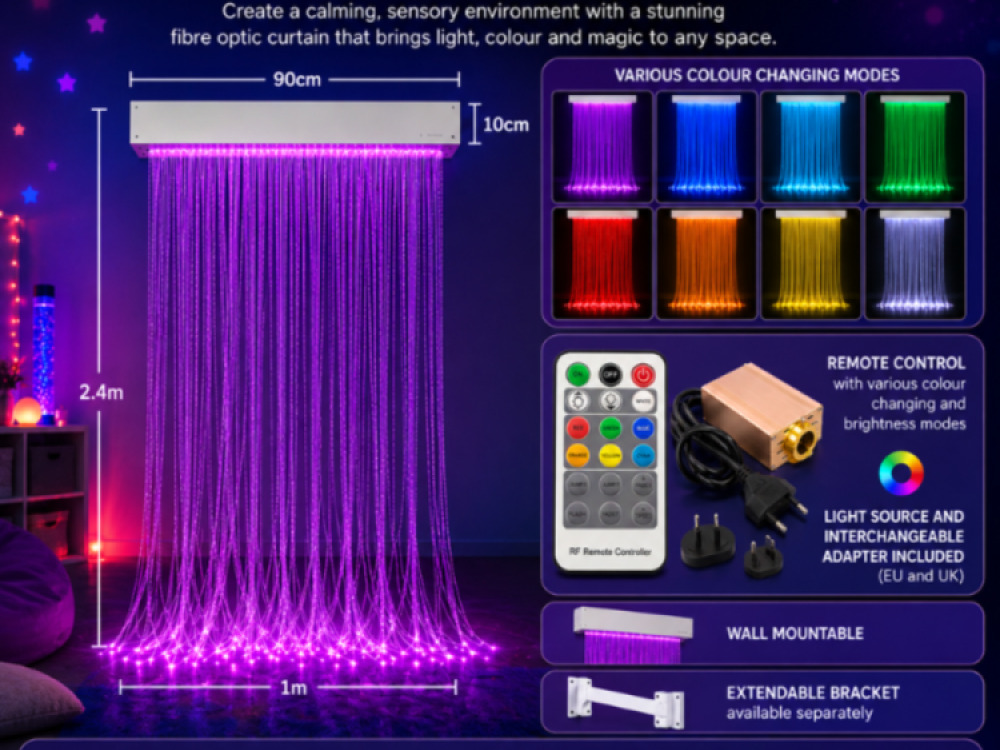 Fibre Optic Curtain 100 Tails