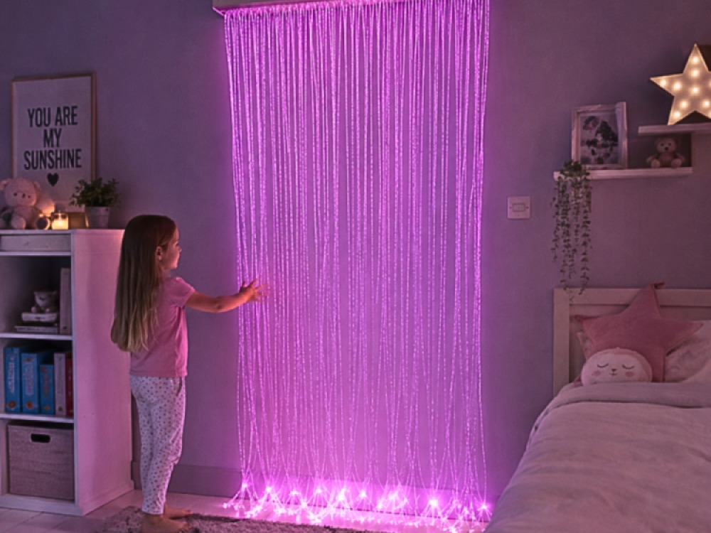 Fibre Optic Curtain 100 Tails