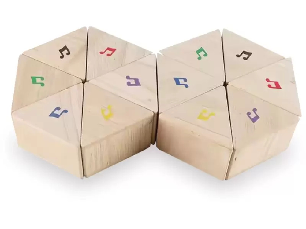 Wooden sound blocks