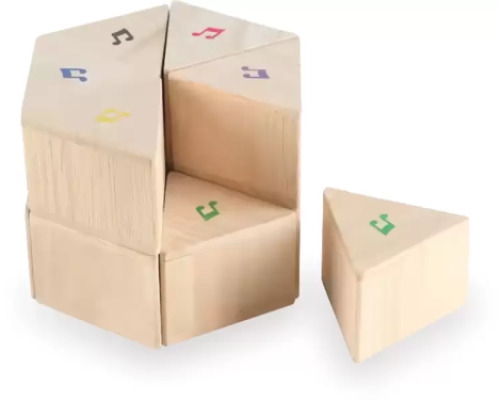 Wooden sound blocks