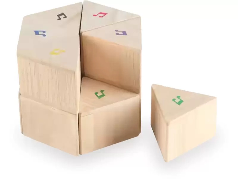 Wooden sound blocks