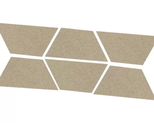 Trapezoidal acoustic wall panel - Beige