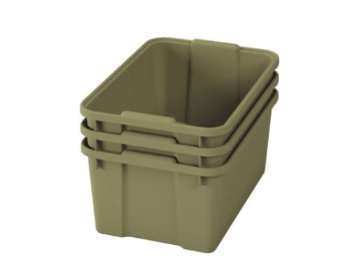 Big plastic containers - eco light green - 03
