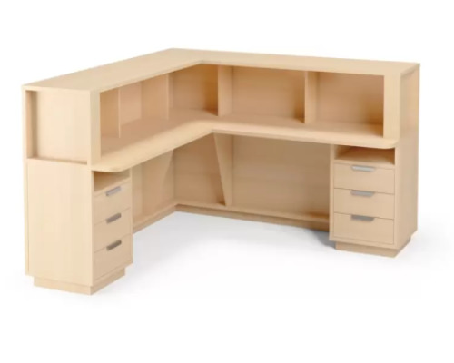 Reception desk - birch. Exclusive
