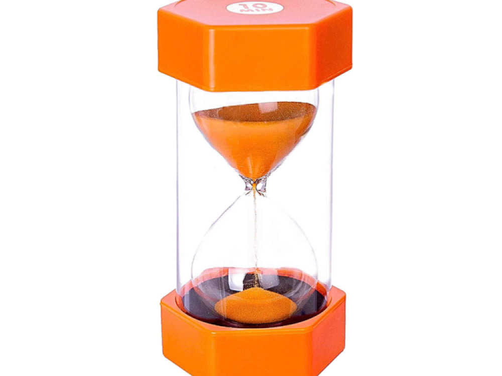 Sand Timer – 10 Min.  Orange