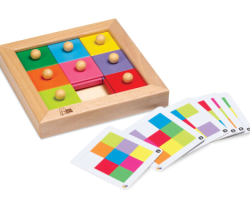 Sliding puzzle with worksheets