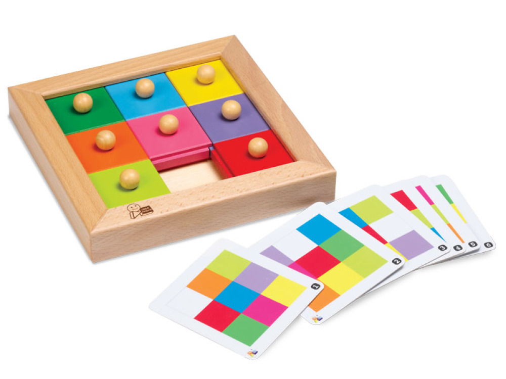 Sliding puzzle with worksheets