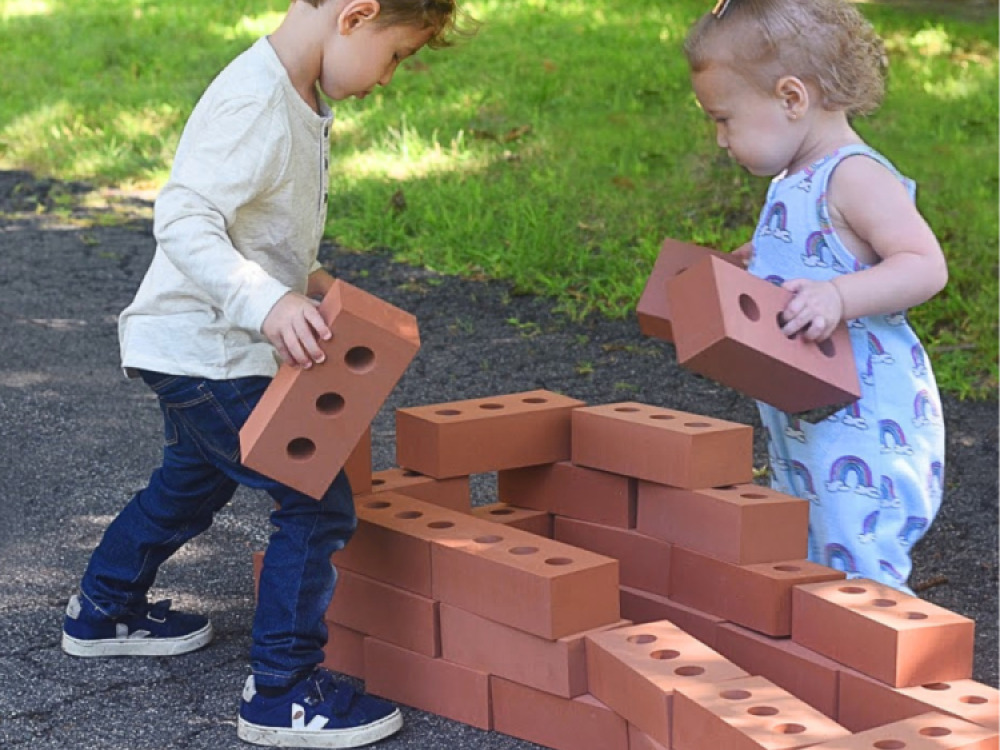 50 Piece Giant Life Size Bricks