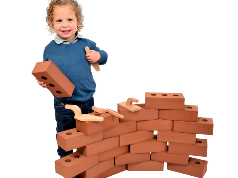 50 Piece Giant Life Size Bricks