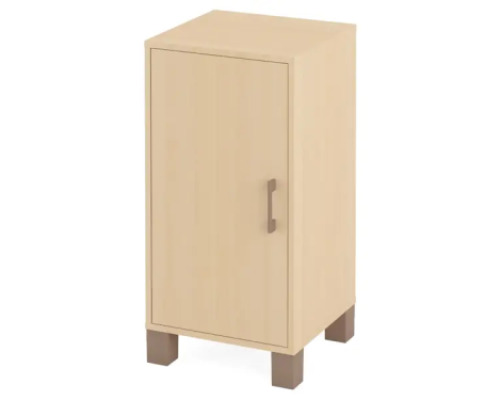Small cabinet with shelves and doors. Birch. Fresh Collection