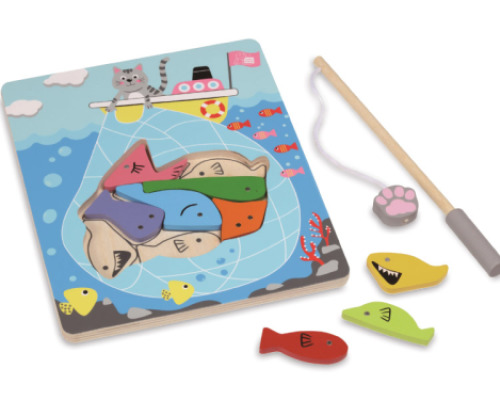 Magnetic fish puzzle