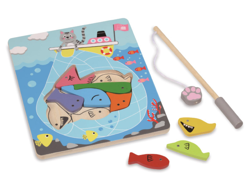 Magnetic fish puzzle