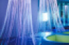 Sensory Fibre Optic Curtain Ring Including Fibres and Light Source
