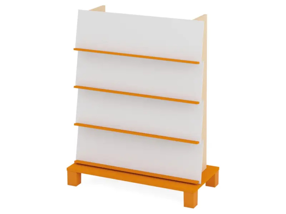 Double-sided bookcase 1. Orange. Fresh Collection