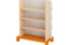 Double-sided bookcase 1. Orange. Fresh Collection