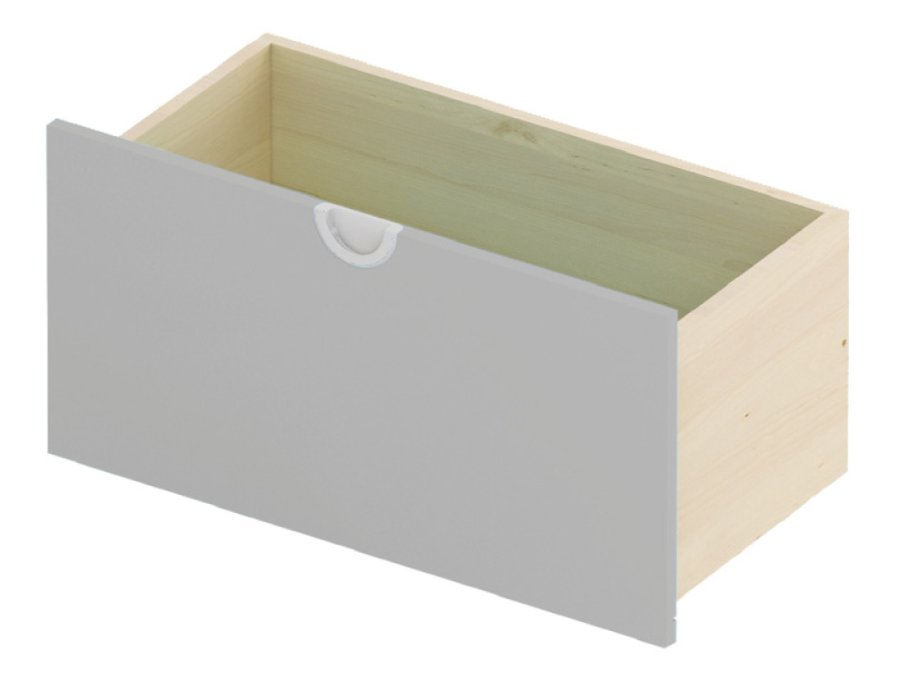 Cubo ACCESSORIES SHELVES AND DRAWERS grey wide tall 1 pc.