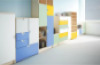 Cubo ACCESSORIES SHELVES AND DRAWERS grey wide tall 1 pc.