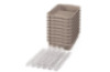 Small plastic containers with runners - eco beige - 09