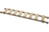 Wooden climbing ladder