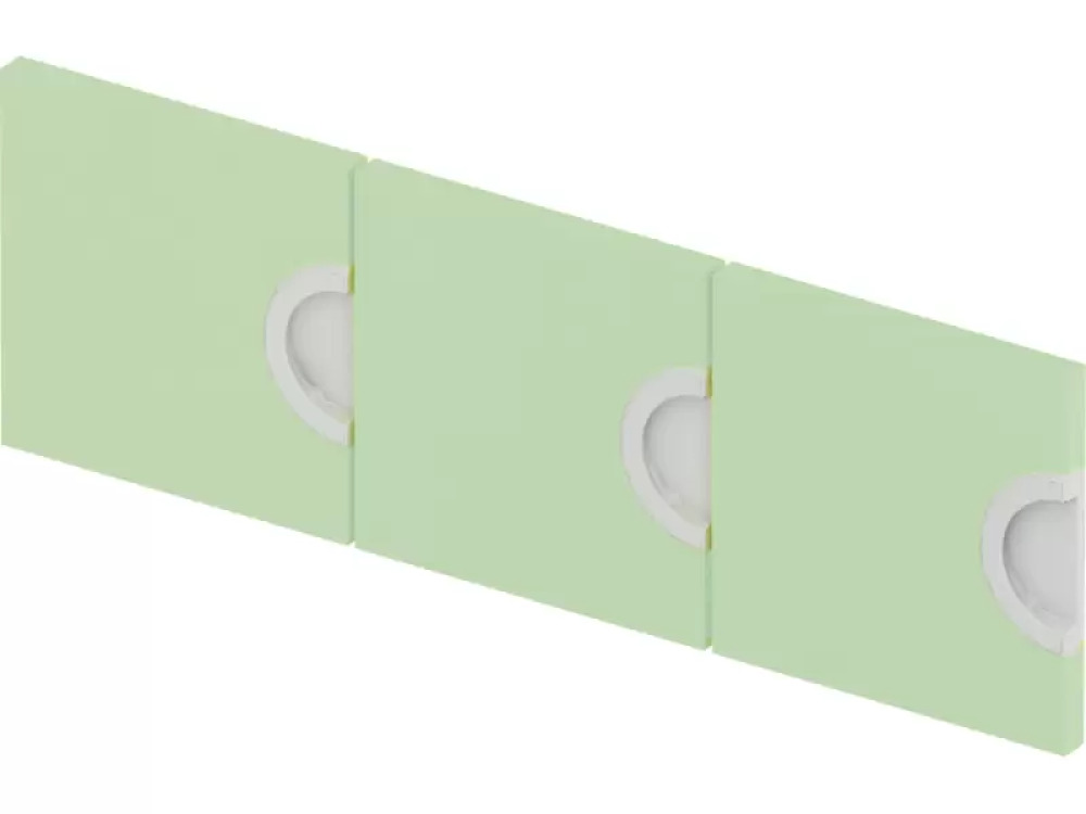 Cubo collection. Doors for Cubo cloakroom unit - sage