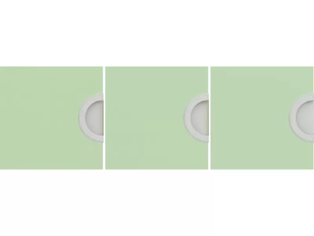 Cubo collection. Doors for Cubo cloakroom unit - sage