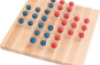 Wooden board with screws