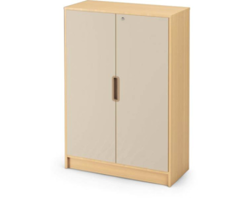 Storage Unit 92 with shelves and doors + lock - Sand - XL