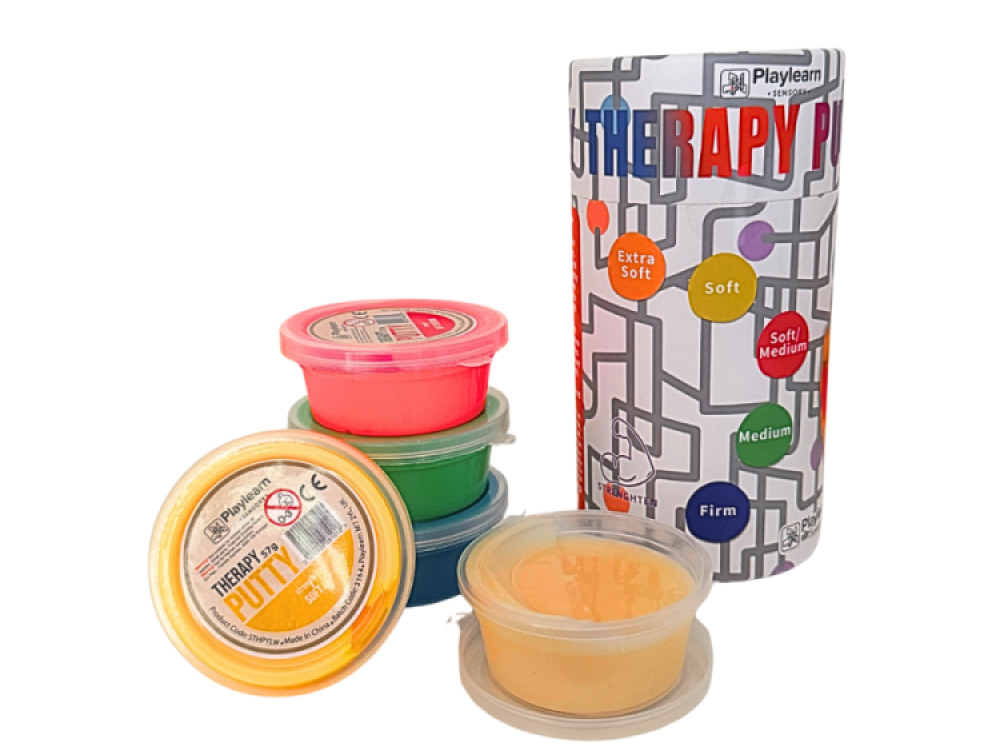 Therapy putty ( 5 Colours – 5 Strengths )