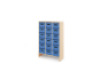 Storage Unit XL with deep wooden trays - Blue