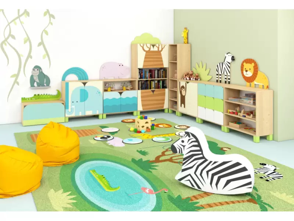 Jungle with legs - Cabinet with compartments