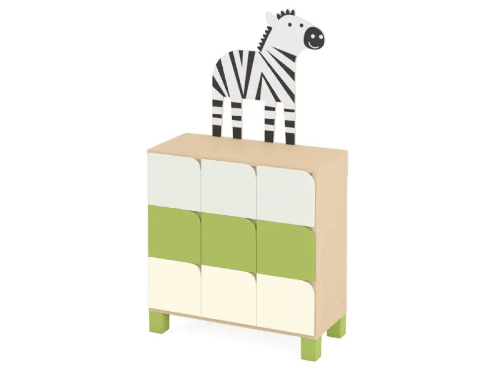 Jungle with legs - Cabinet with compartments