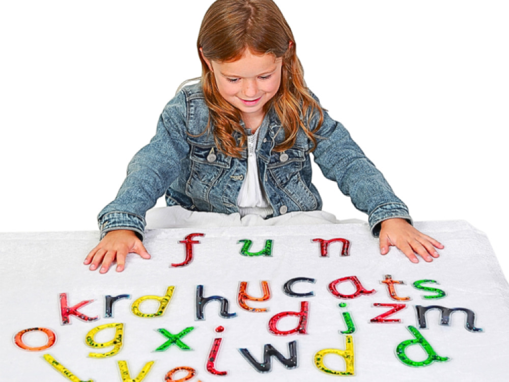 Squidgy Sparkle Transparent Gel Letters