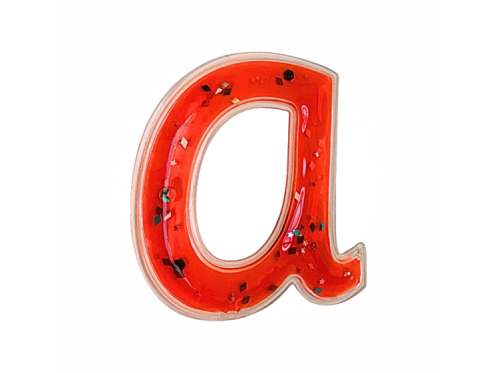 Squidgy Sparkle Transparent Gel Letters