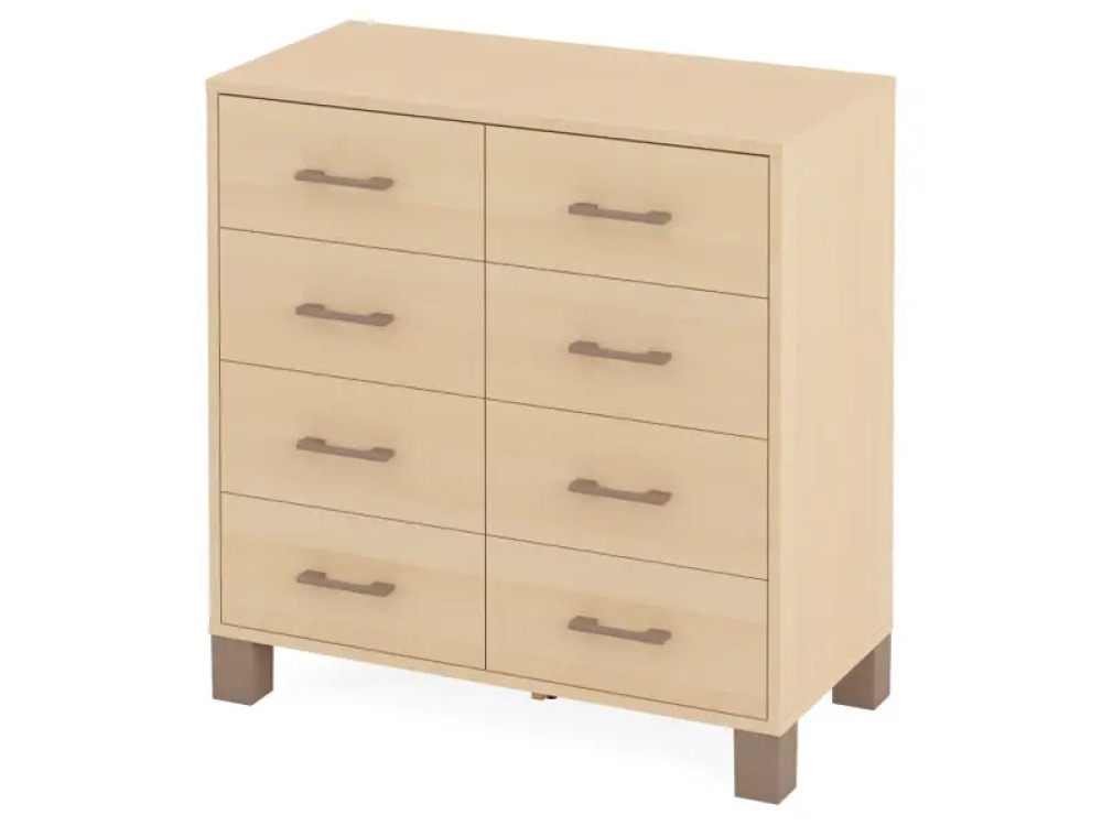 Large cabinet with drawers. Birch. Fresh Collection