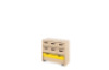Storage Unit M with deep wooden trays + container - Eko