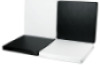 Foldable 4-part mattresses. Black and white