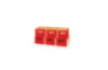 6 - big wooden trays - Red