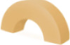 Semi-circle. Foam shape