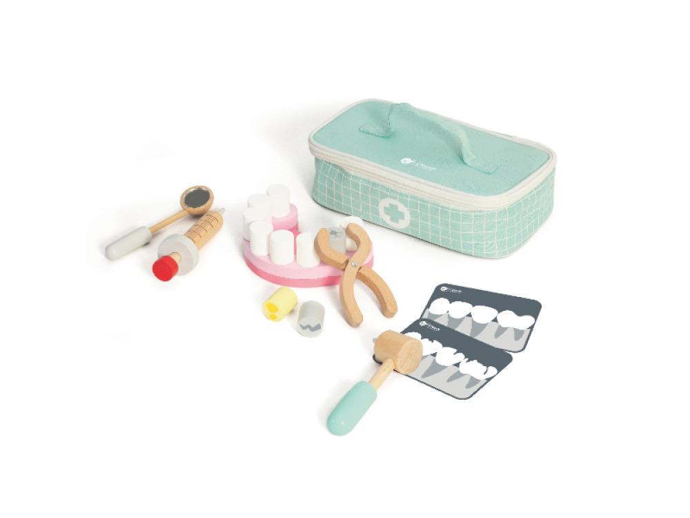 Small dentist. Wooden toy