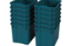 Extra large plastics containters - eco sea green - 12