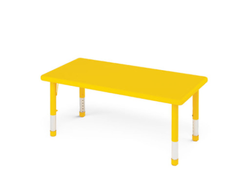 Butterfly table rectangular yellow