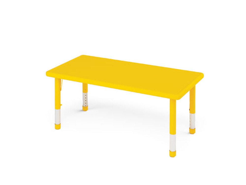 Butterfly table rectangular yellow