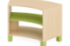 Small semicircular cabinet . Green . Fresh Collection