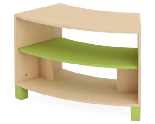 Small semicircular cabinet . Green . Fresh Collection