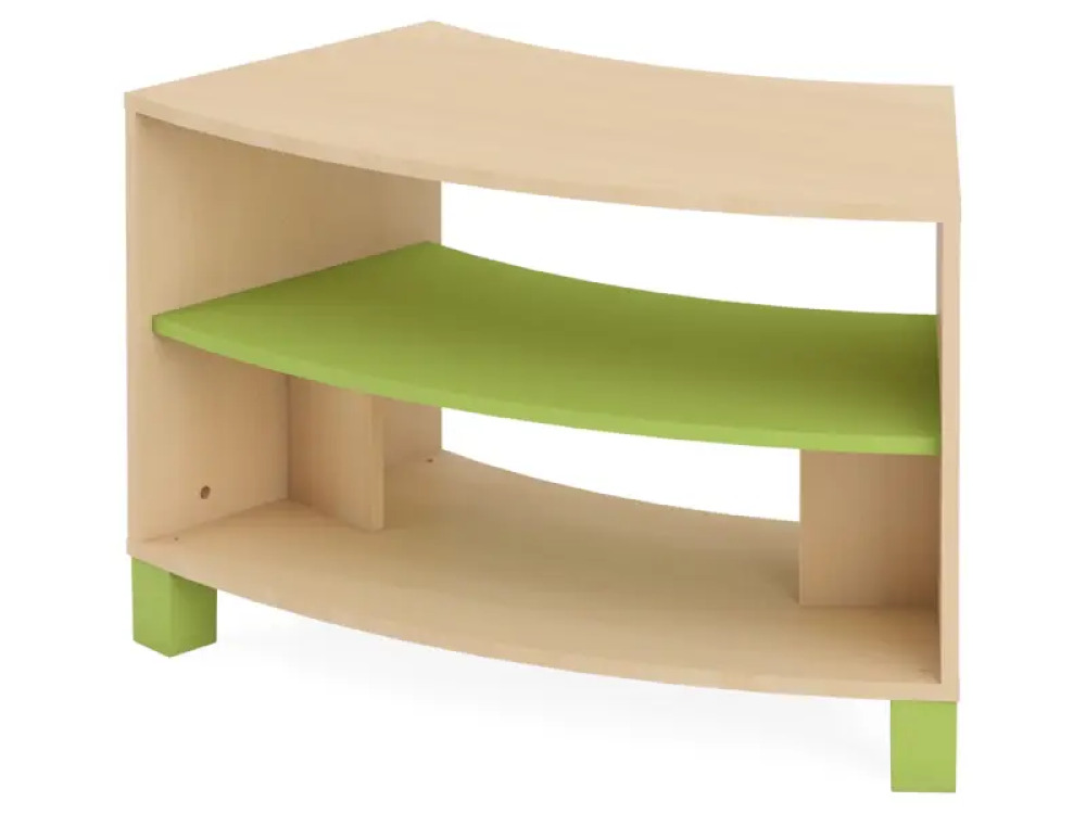 Small semicircular cabinet . Green . Fresh Collection