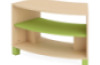 Small semicircular cabinet . Green . Fresh Collection
