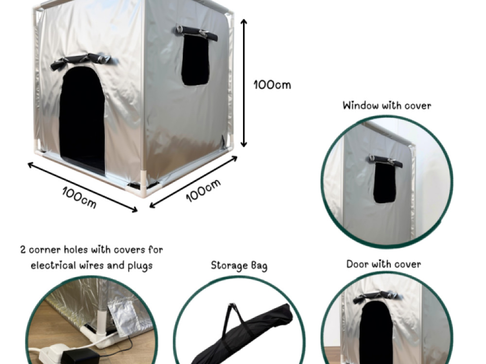 1m x 1m Dark Den Tent