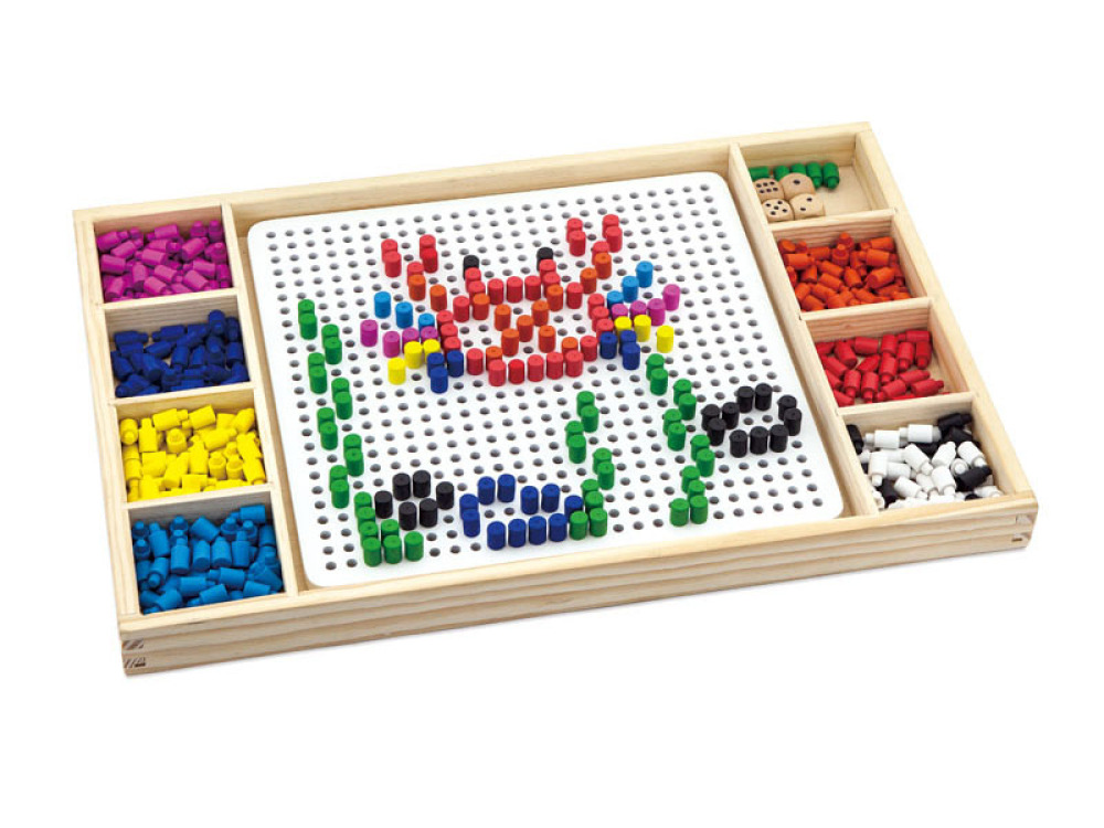 Create pattern with bead and ludo